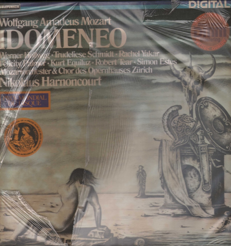 Idomeneo Box 4 Lp Mozart, Harnoncourt