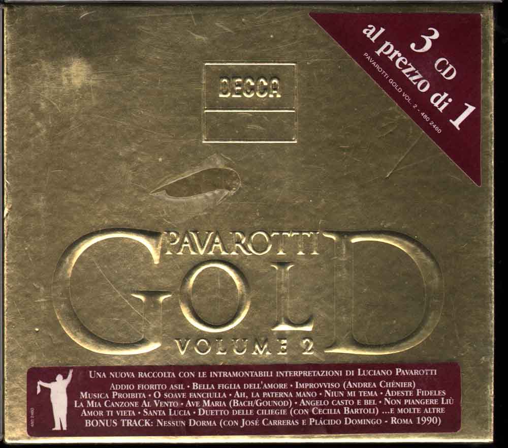 [0028948024605] Pavarotti Gold Vol. 2 CD Digipack Luciano Pavarotti
