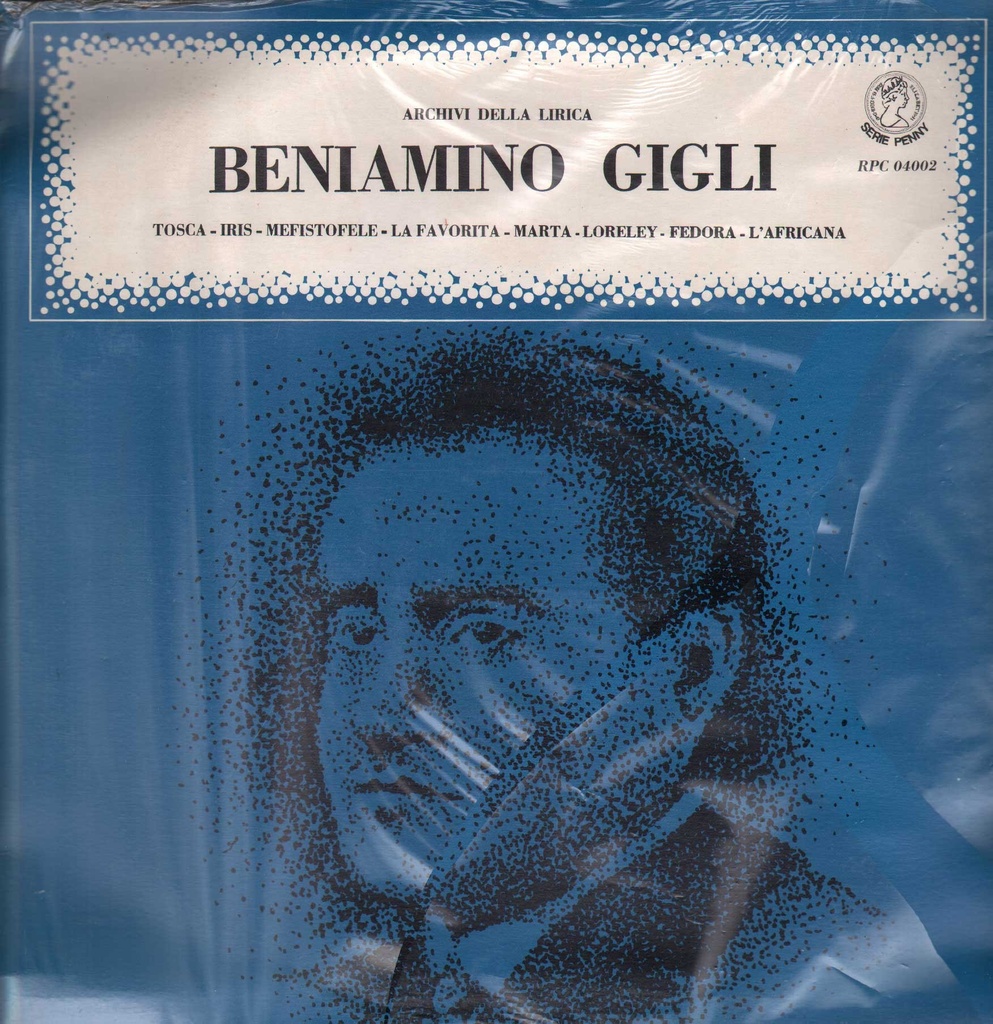 I Grandi Tenori Lp 33 Giri Beniamino Gigli