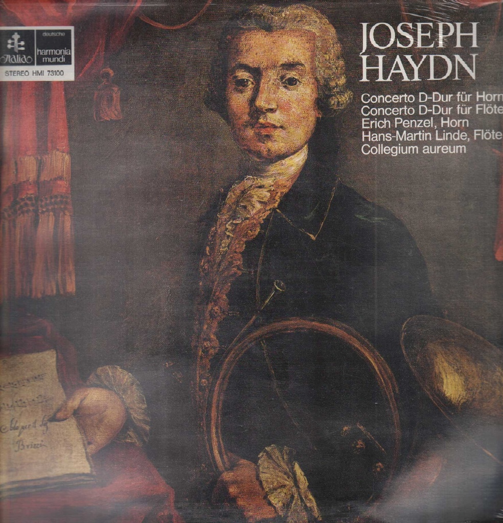 Concerto D-Dur Für Horn / Concerto D-Dur Für Flöte Lp 33 Giri Haydn, Penzel