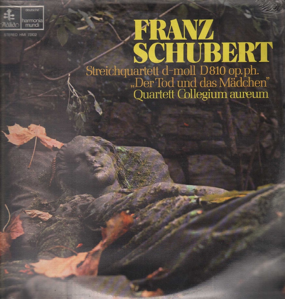 Streichquartett D-Moll D810 Op. Ph. "Der Tod Und Das Mädchen" Lp 33 Giri Schubert, Quartett Collegium Aureum