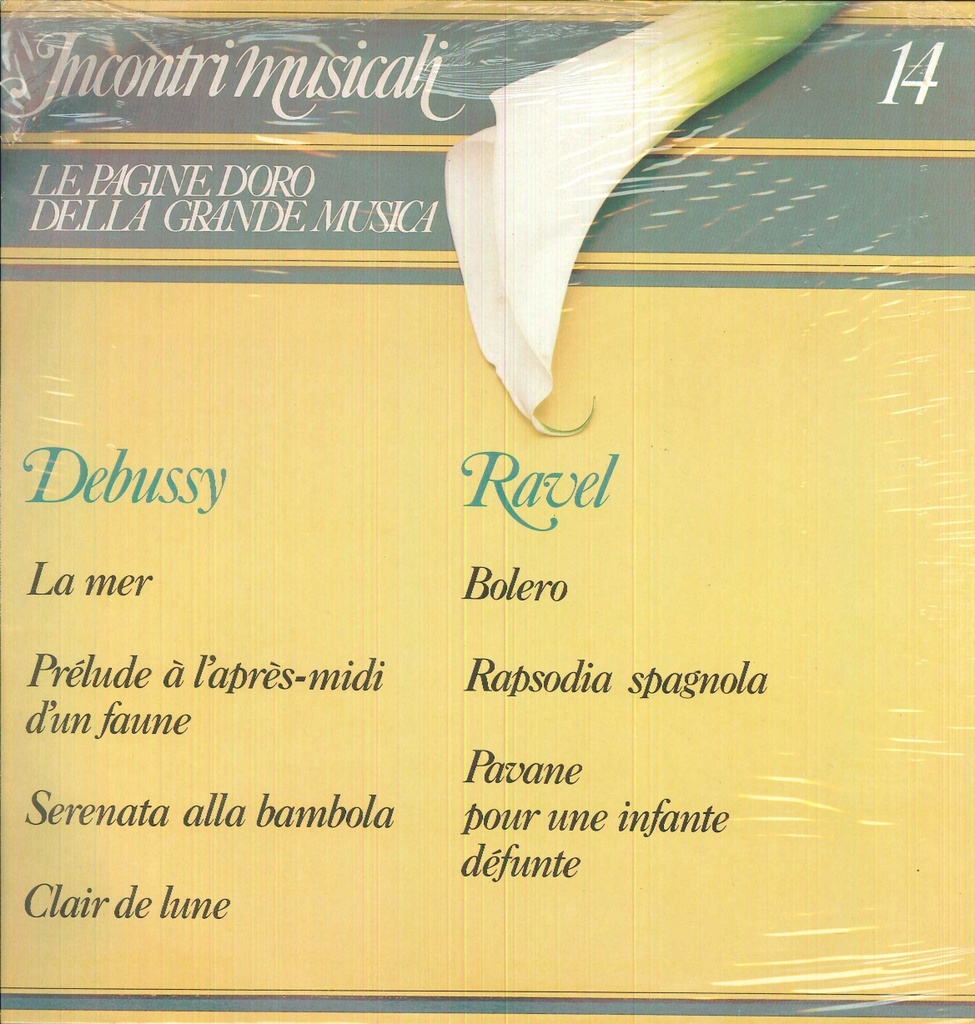 Incontri Musicali 14 Lp 33 Giri Debussy, Ravel