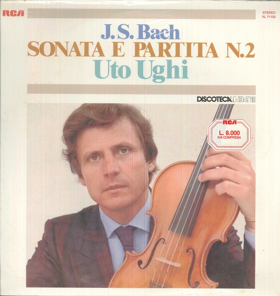 J.S. Bach – Sonata E Partita N. 2 Lp 33 Giri Uto Ughi