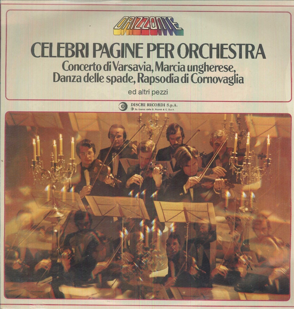 Celebri Pagine Per Orchestra Lp 33 Giri Various