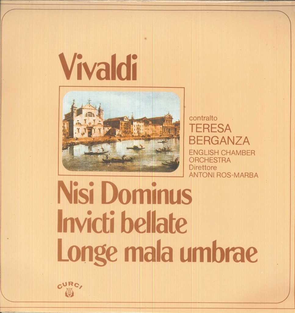 Nisi Dominus - Invicti Bellate - Longe Mala Umbrae Lp 33 Giri Antonio Vivaldi