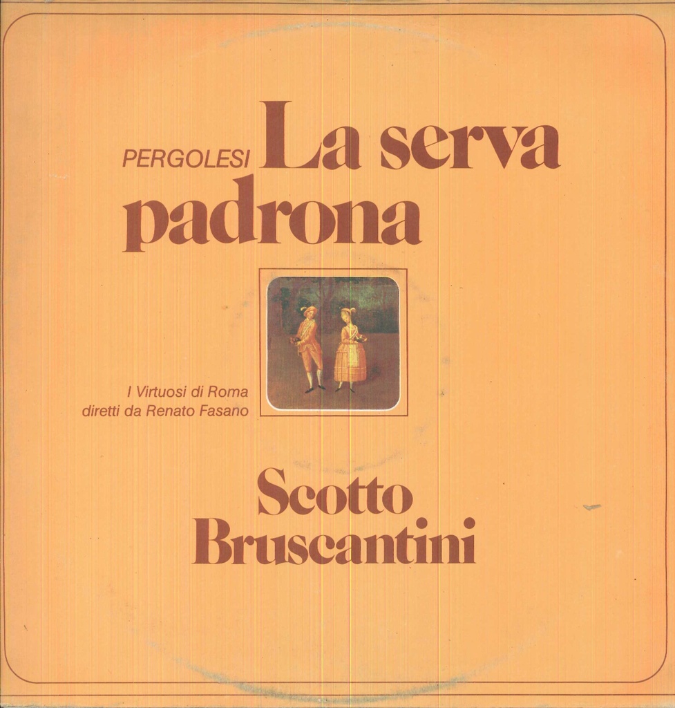 La Serva Padrona Lp 33 Giri Pergolesi, Scotto, Bruscantini