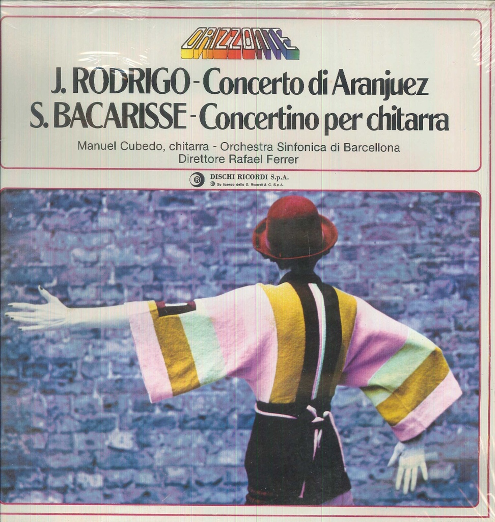 Concerto Di Aranjuez / Concertino Per Chitarra Lp 33 Giri Rodrigo, Bacarisse