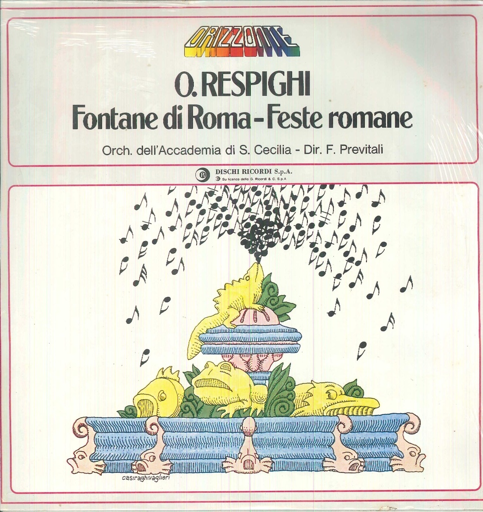 Fontane Di Roma - Feste Romane Lp 33 Giri Respighi, Accademia S. Cecilia