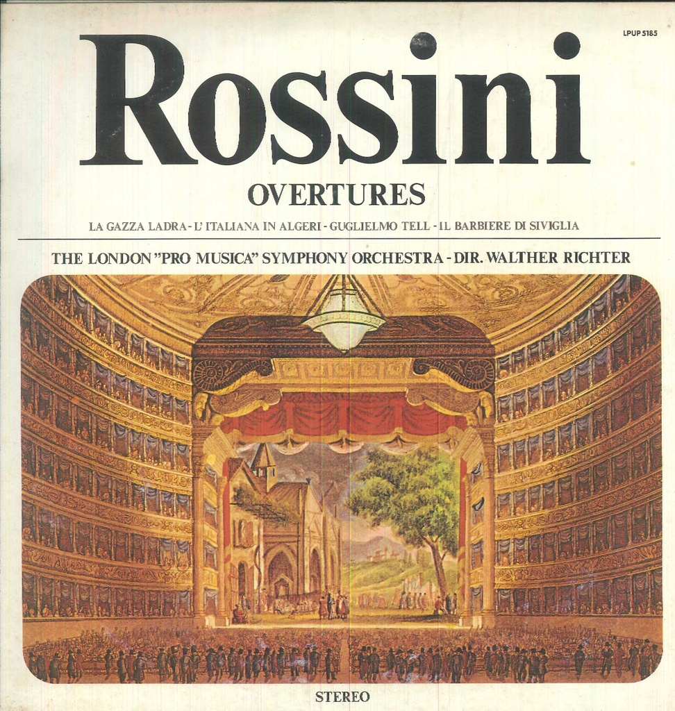 Ouvertures Lp 33 Giri Gioacchino Rossini