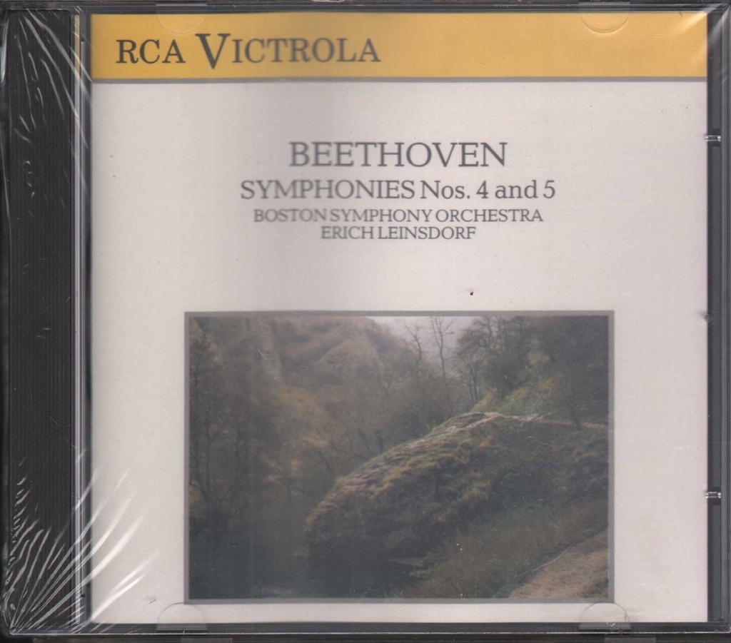 Symphonies Nos. 4 And 5 CD Jewel Box Beethoven, Leinsdorf