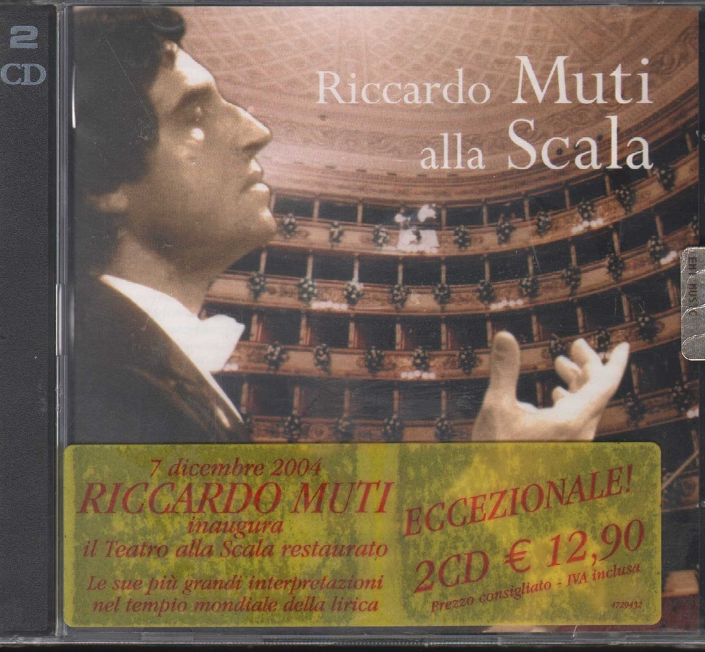 Riccardo Muti Alla Scala 2 CD Jewel Box Muti, Verdi