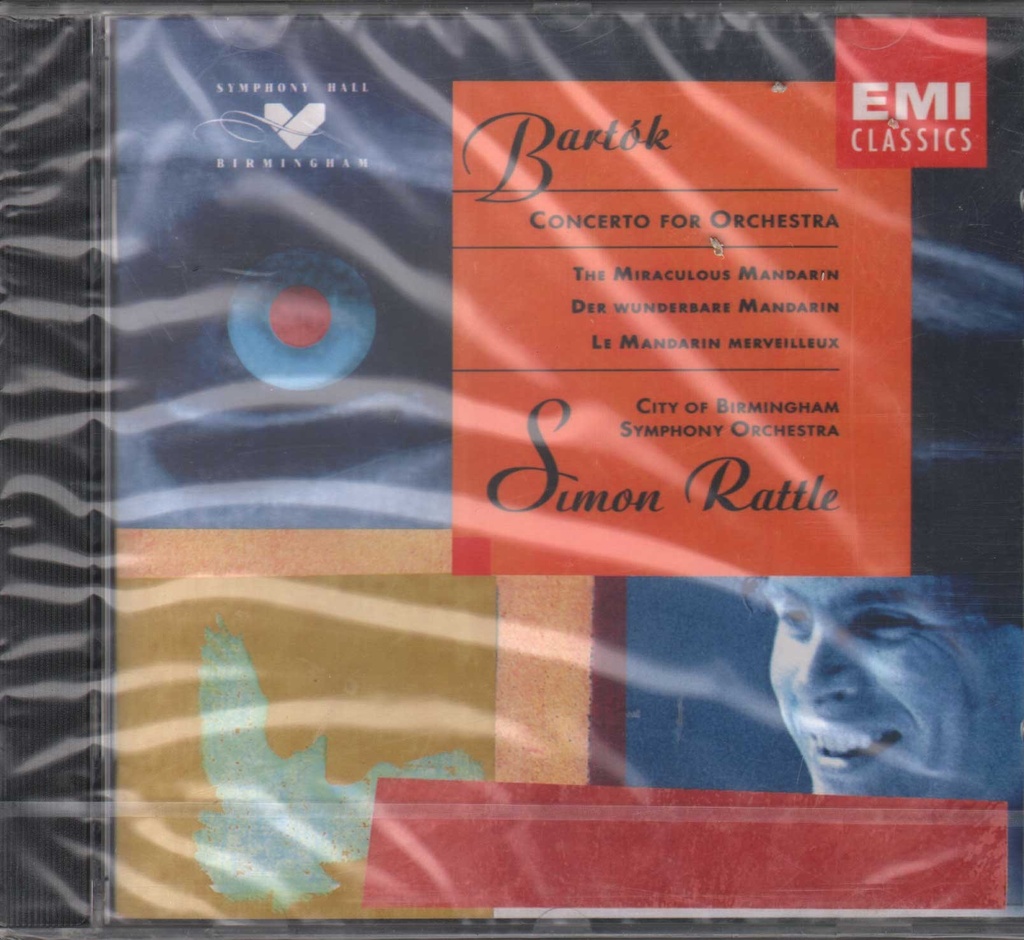 Concerto for Orchestra - The Miraculous Mandarin CD Jewel Box Bartók, Rattle