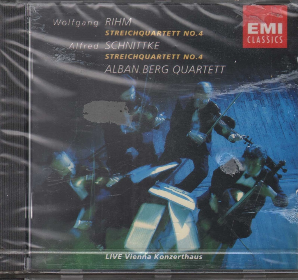 Streichquartett No. 4 CD Jewel Box Rihm, Schnittke, Berg Quartett