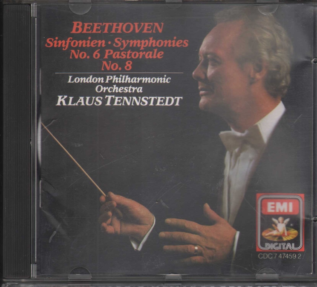 Sinfonien • Symphonies No. 6 Pastorale, No. 8 CD Jewel Box Beethoven, Tennstedt