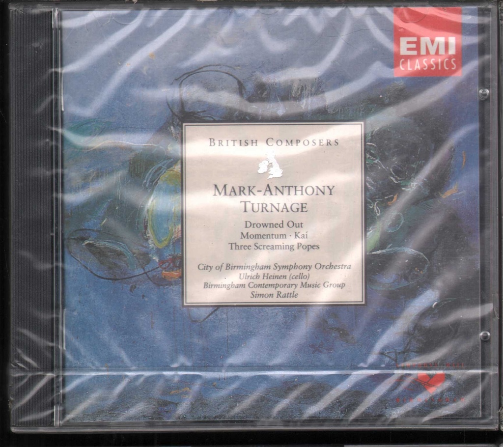 Drowned Out / Momentum / Kai CD Jewel Box Turnage, Heinen, Rattle