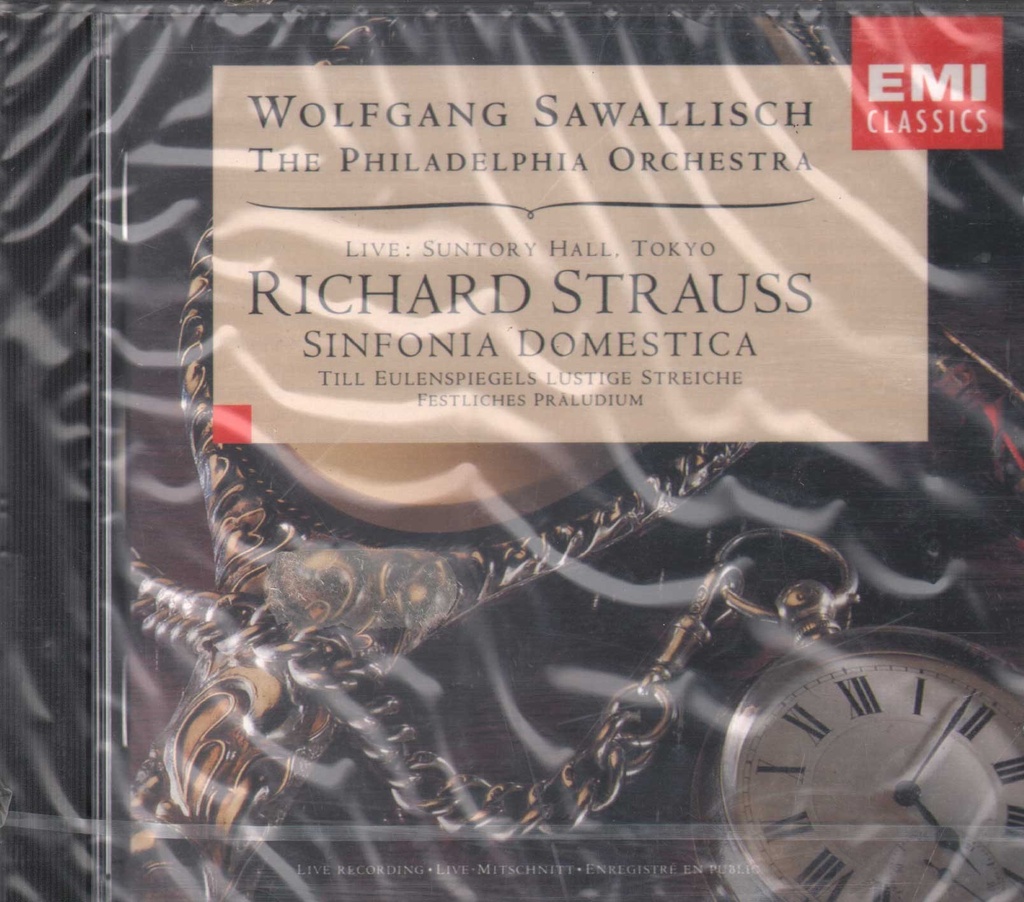Sinfonia Domestica CD Jewel Box Sawallisch, Strauss