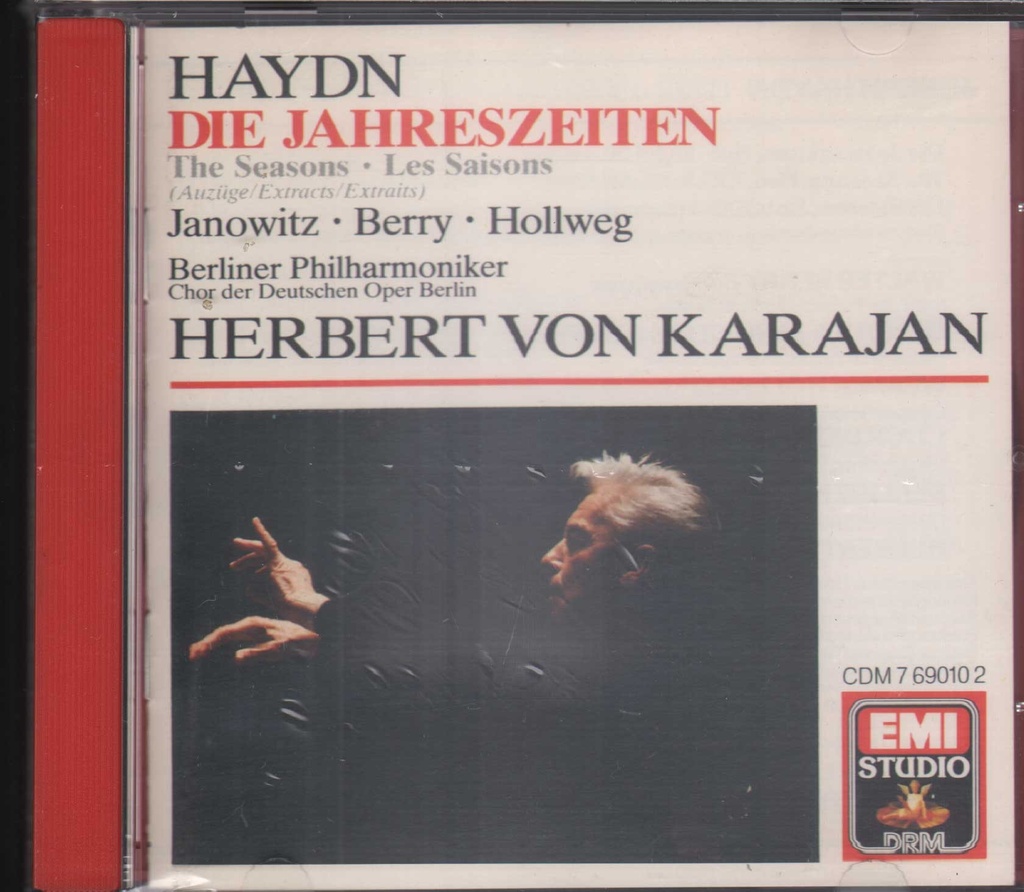 Die Jahreszeiten CD Jewel Box Haydn, Janowitz, Berry, Hollweg