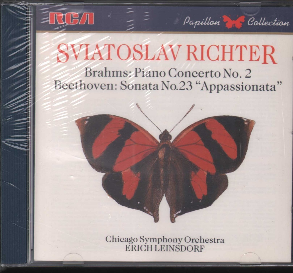 Piano Concerto No.2 / Sonata No. 23 Appassionata CD Jewel Box Brahms, Beethoven, Richter
