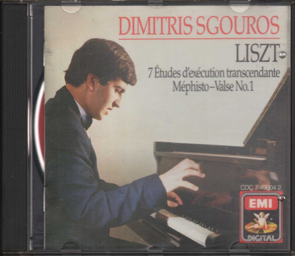 Dimitris Sgouros Plays Liszt: Seven Transcendental Etudes CD Jewel Box Liszt, Sgouros