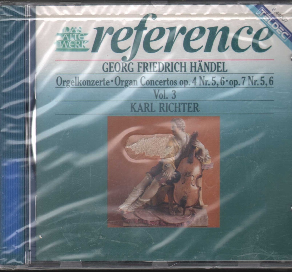 Orgelkonzerte Op. 4 Nr. 5, 6 - Op. 7 Nr. 5, 6 Vol. 3 CD Jewel Box Richter, Handel