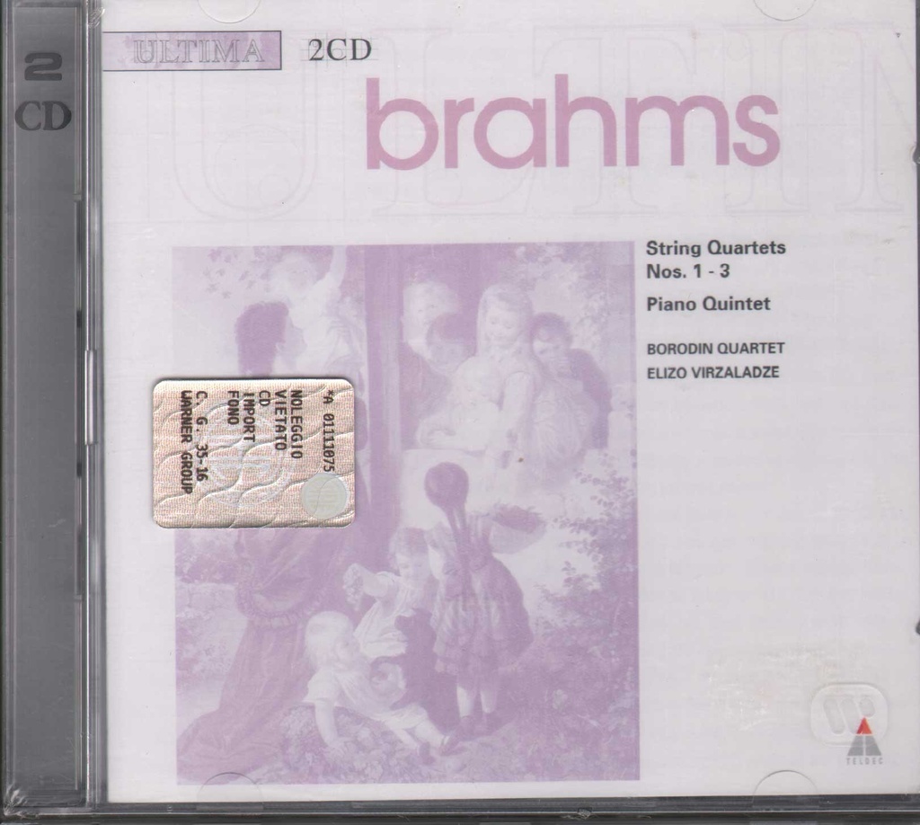 String Quartets Nos: 1 - 3; Piano Quintet 2 CD Jewel Box Brahms, Virzaladze