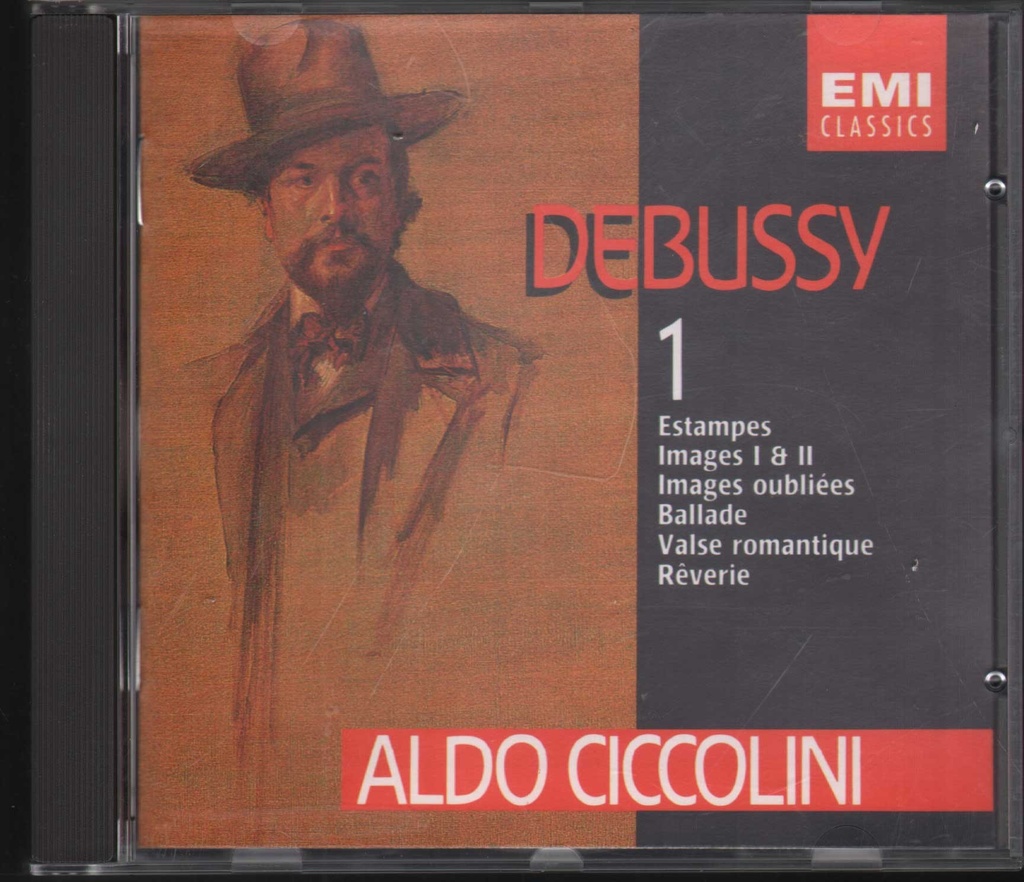 Debussy L'Œuvre Pour Piano, Vol. I CD Jewel Box Aldo Ciccolini