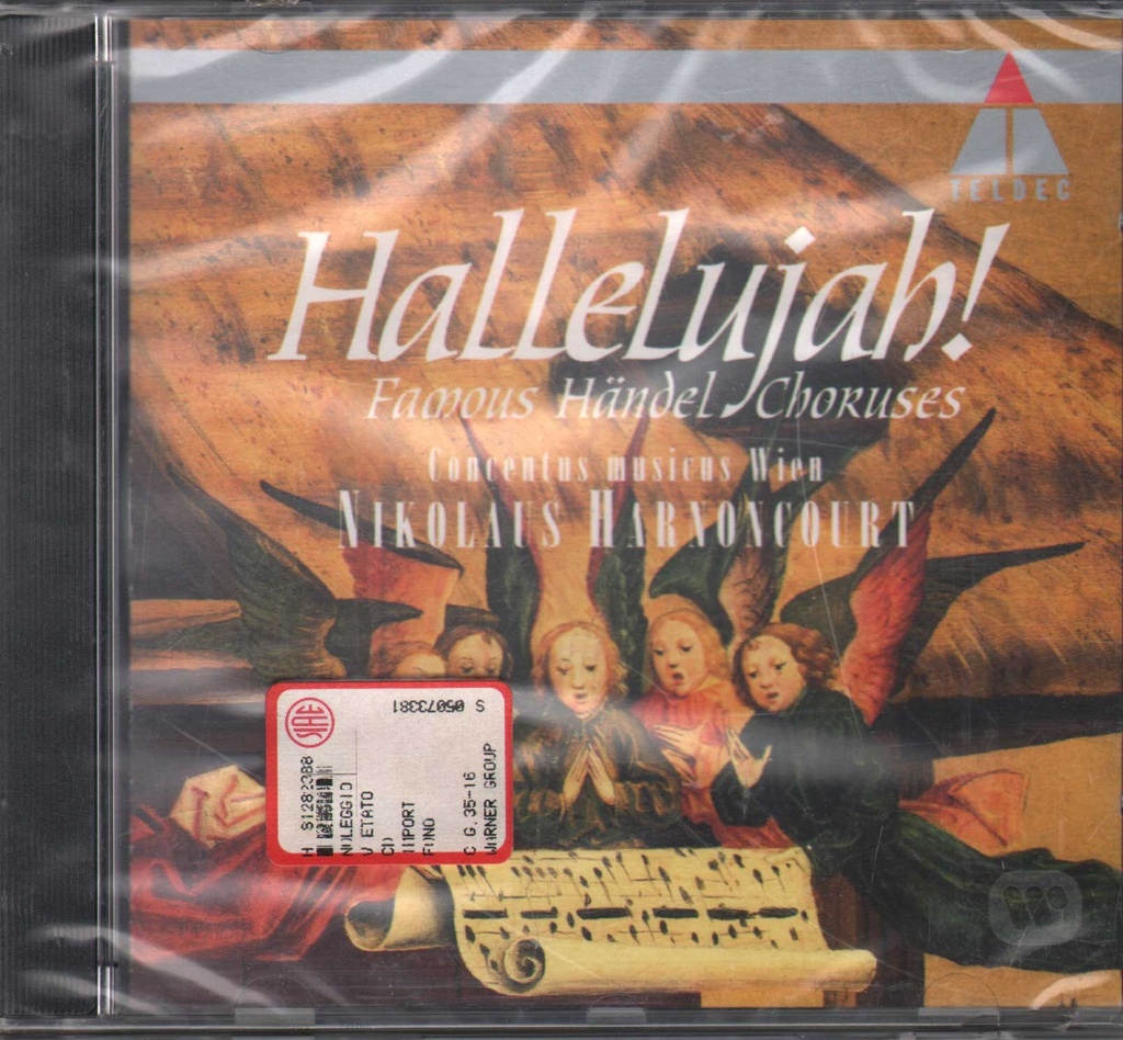 Hallelujah! Famous Händel Choruses CD Jewel Box Nikolaus Harnoncourt