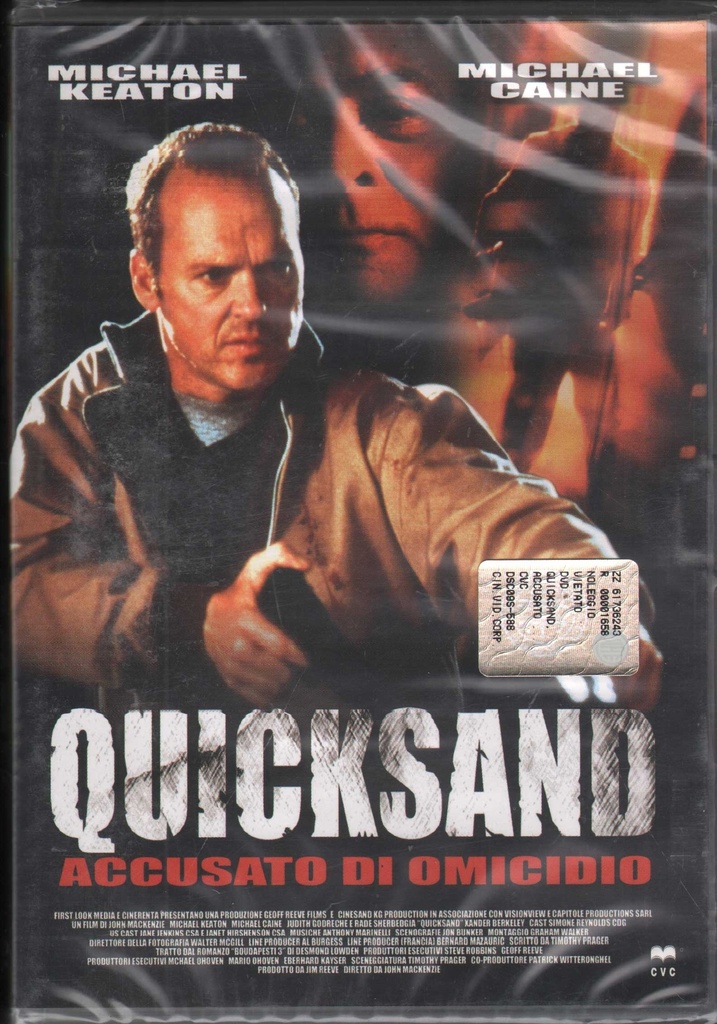 Quicksand Accusato Di Omicidio DVD John Mackenzie / Sigillato 8024607005888