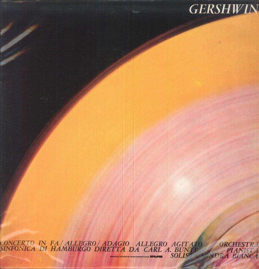 Concerto In Fa, Allegro, Adagio, Agitato Lp 33 Giri George Gershwin