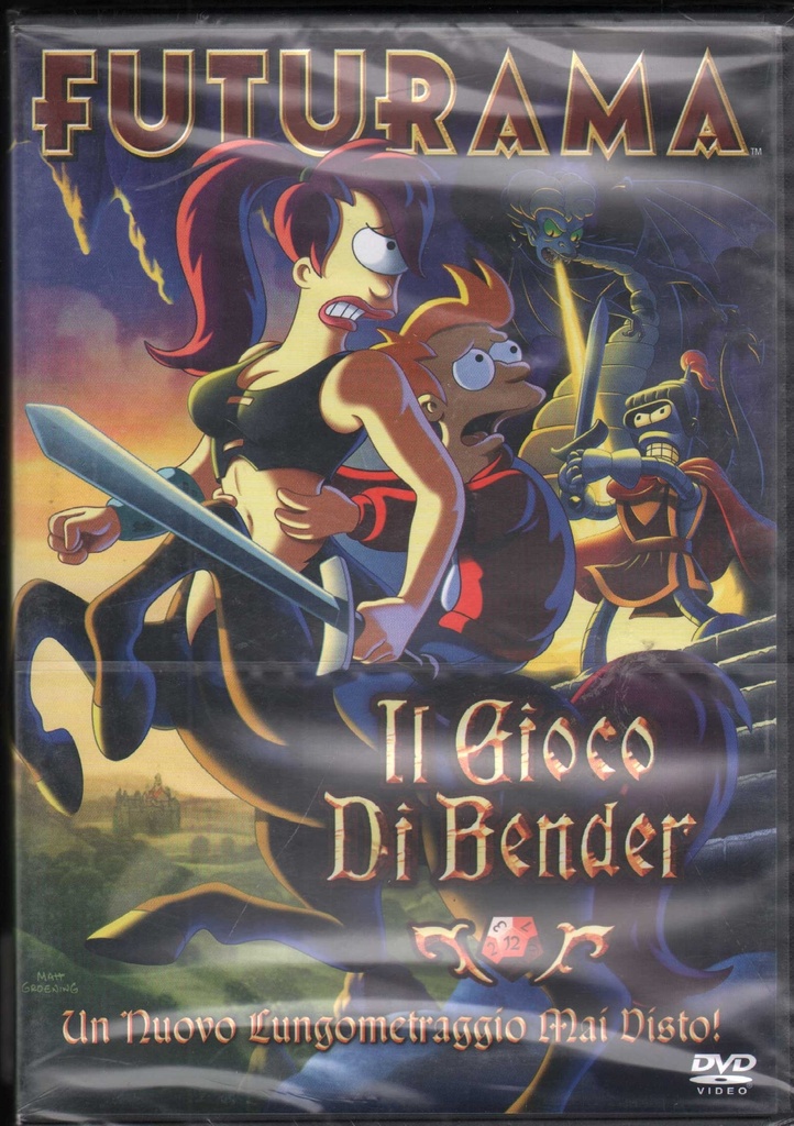 Futurama - Il Gioco Di Bender DVD Dwayne Carey Hill / Sigillato 8010312080586