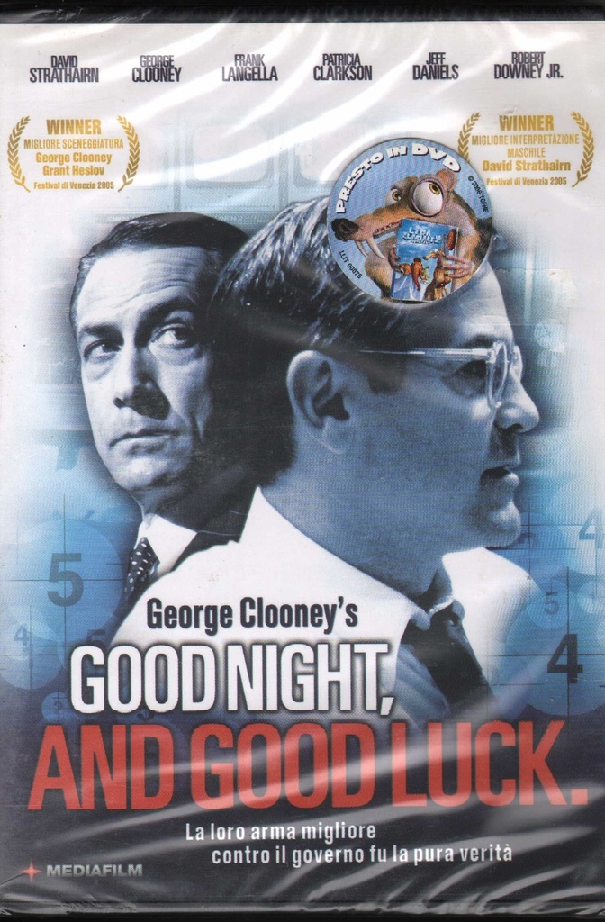 Good Night, and Good Luck DVD George Clooney / Sigillato 8031501047227