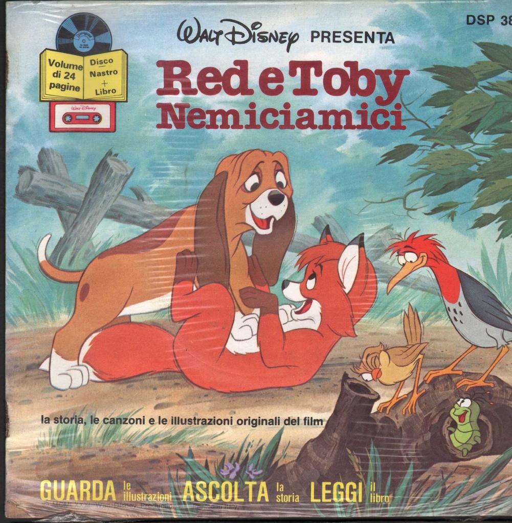 Red E Toby Nemiciamici Vinile 45 giri 7" Walt Disney