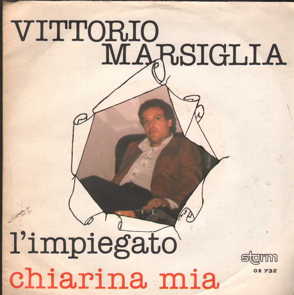 L'Impiegato / Chiarina Mia Vinile 45 giri 7" Vittorio Marsiglia
