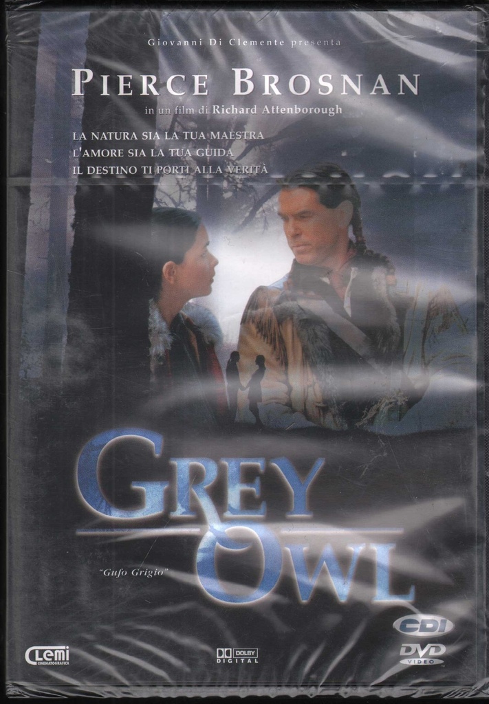 Grey Owl. Gufo Grigio DVD Richard Attenborough / Sigillato 8012812851345