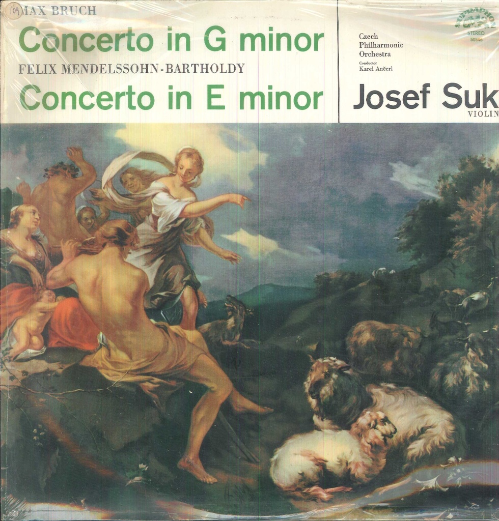 Concerto In G Minor / Concerto In E Minor Lp 33 Giri Bruch, Bartholdy, Suk, Ancerl