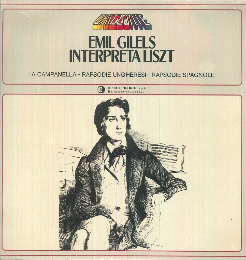 Gilels Interpreta Liszt Lp 33 Giri Emil Gilels