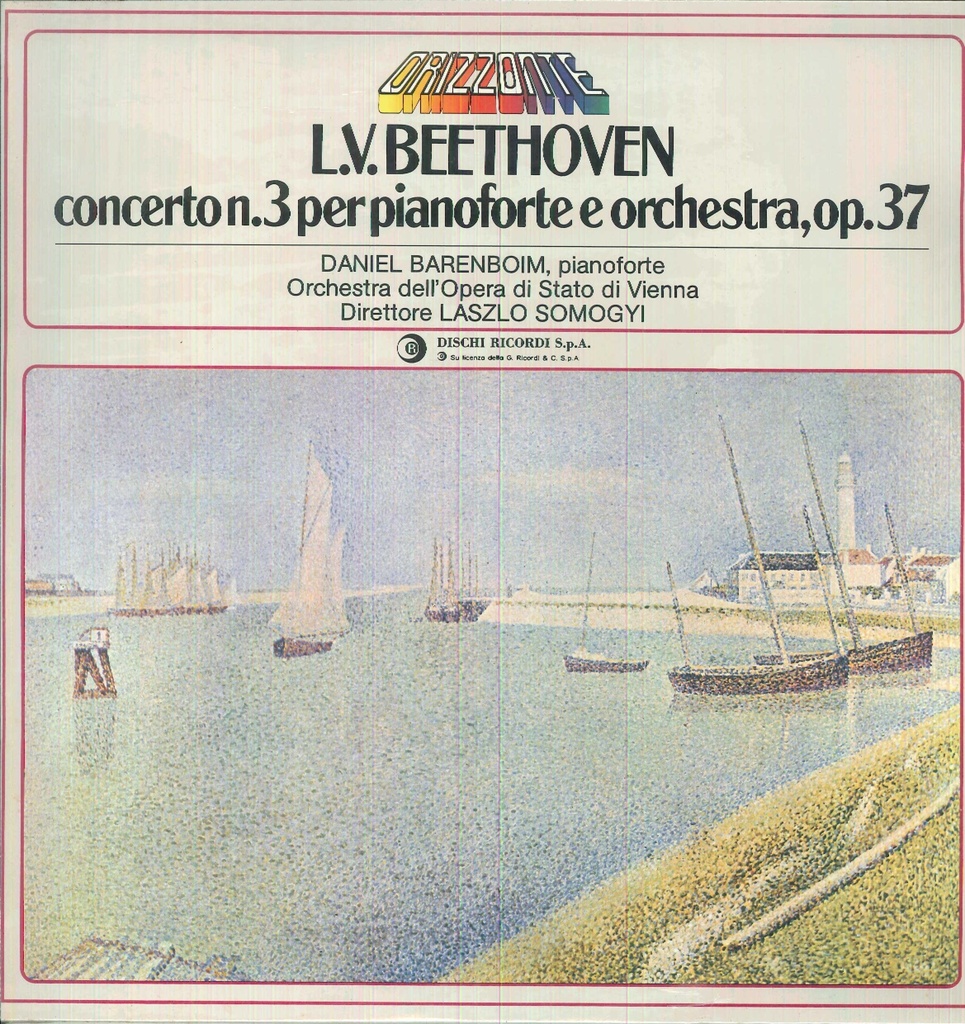 Concerto N. 3 Per Piano E Orchestra Op. 37 Lp 33 Giri Beethoven, Barenboim