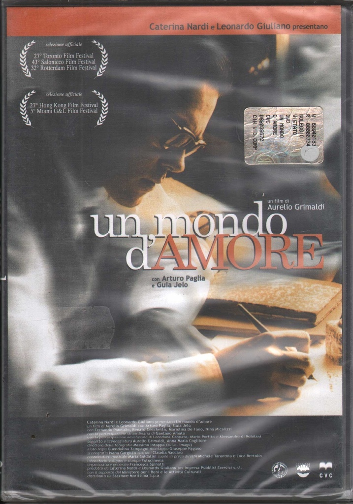 Un Mondo D'Amore DVD Aldo Grimaldi / Sigillato 8024607090945