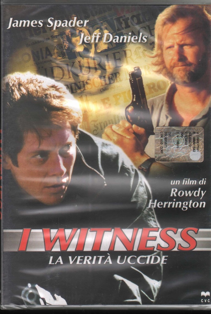 I Witness - La Verita' Uccide DVD Rowdy Herrington / Sigillato 8024607006717
