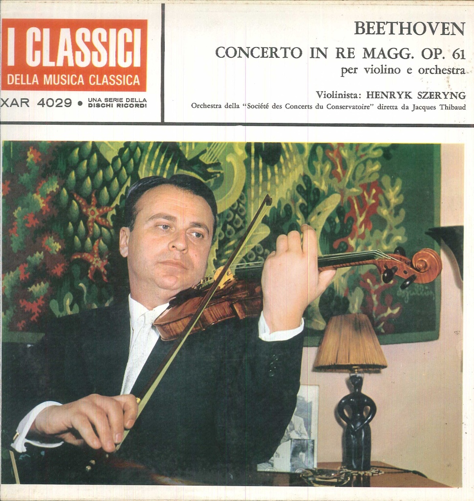 Concerto in Re Magg OP 61 Lp 33 Giri Beethoven, Szeryng