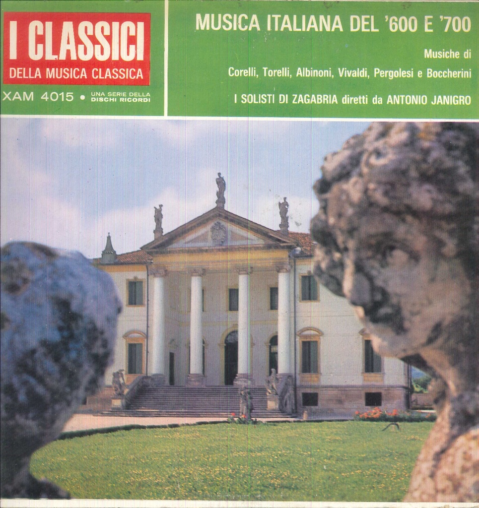 Musica Italiana Del '600 E '700 Lp 33 Giri I Solisti Di Zagabria