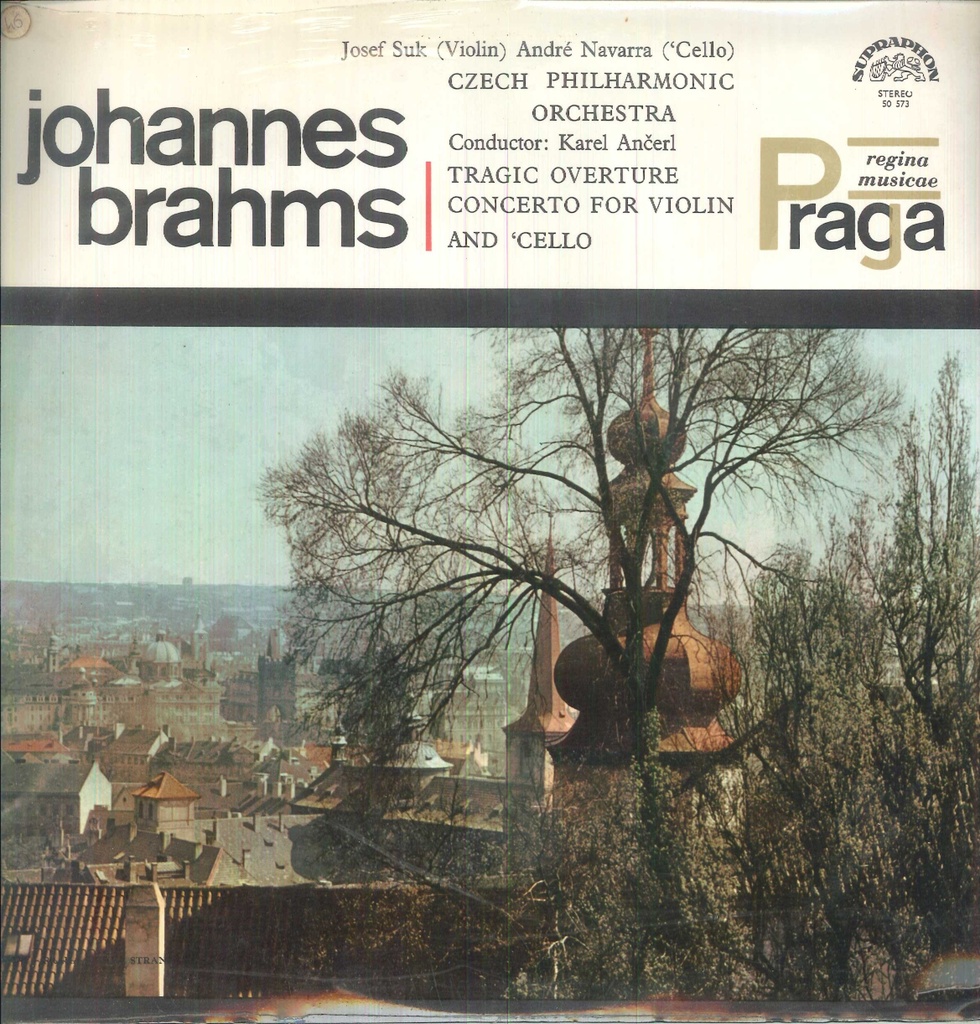 Tragic Overture / Concerto For Violin And 'Cello Lp 33 Giri Brahms, Suk