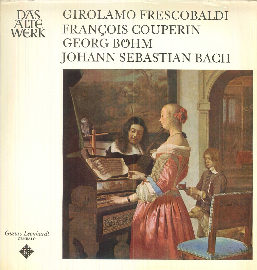 Frescobaldi, Couperin, Böhm, Bach Doppio Lp 33 Giri Gustav Leonhardt