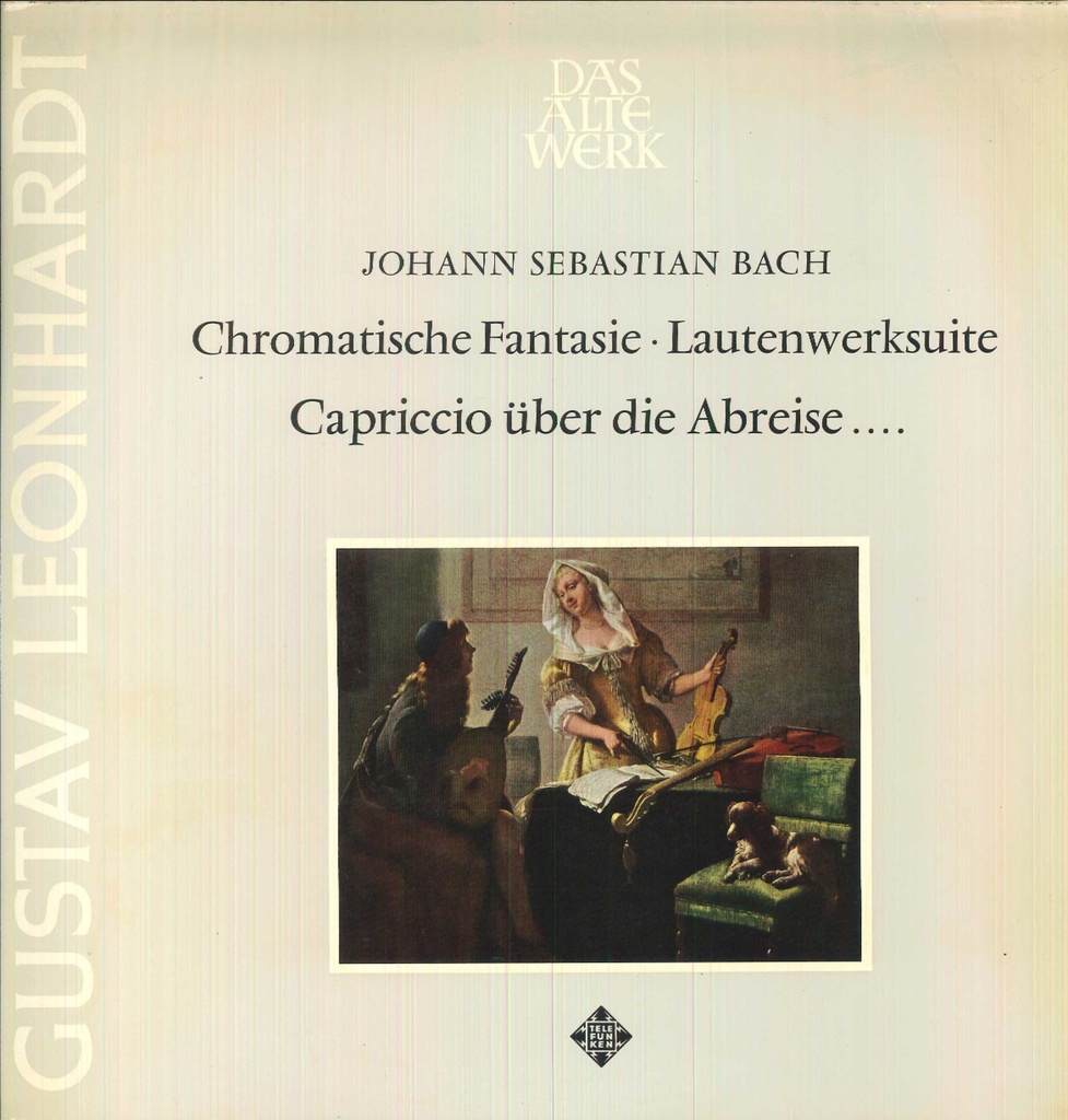 Chromatische Fantasie Lp 33 Giri Bach, Leonhardt