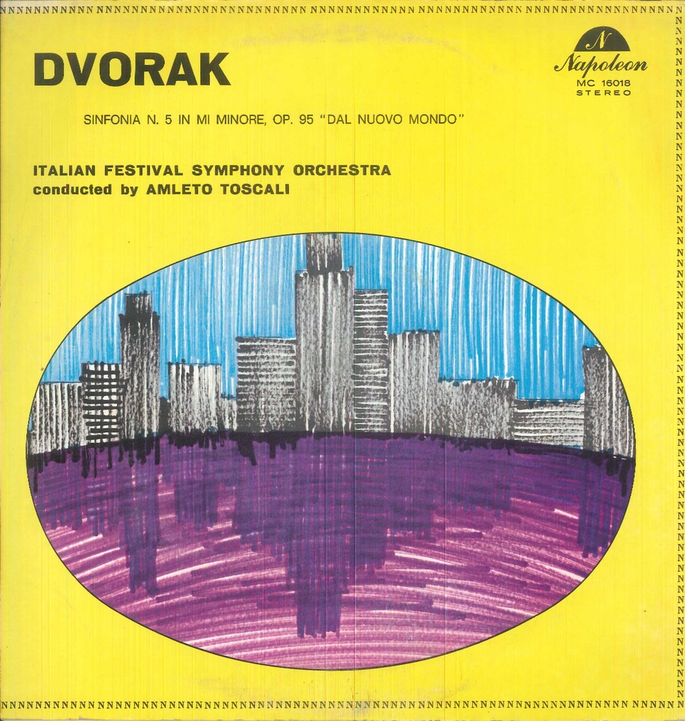 Sinfonia N.5 In Mi Minore, Op.95 "Dal Nuovo Mondo" Lp 33 Giri Dvorak, Toscali