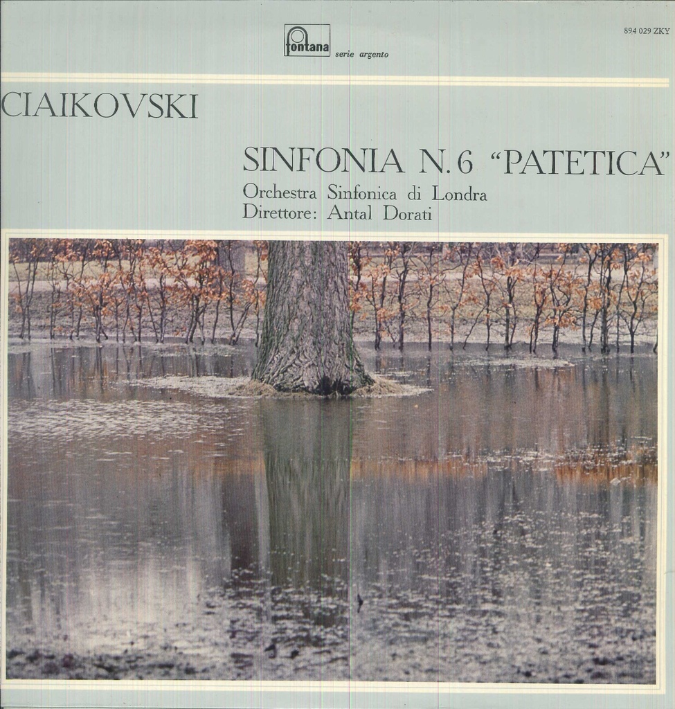 Sinfonia N. 6 “Patetica” Lp 33 Giri Ciaikovski, Antal Dorati