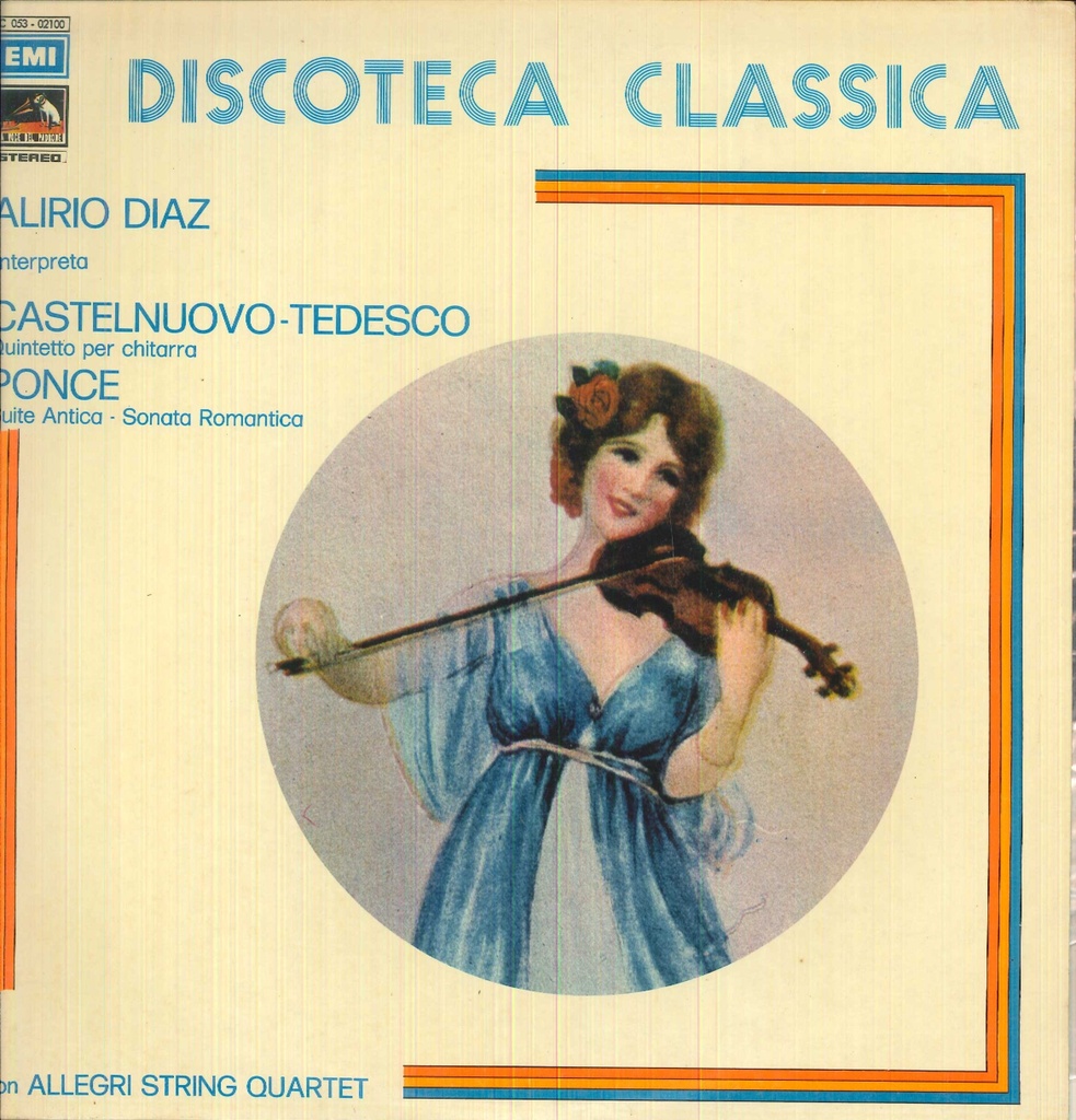 Quintetto Per Chitarra E Quartetto D'Archi, / Suite Antica /Sonata Romantica Lp 33 Giri Díaz, Tedesco