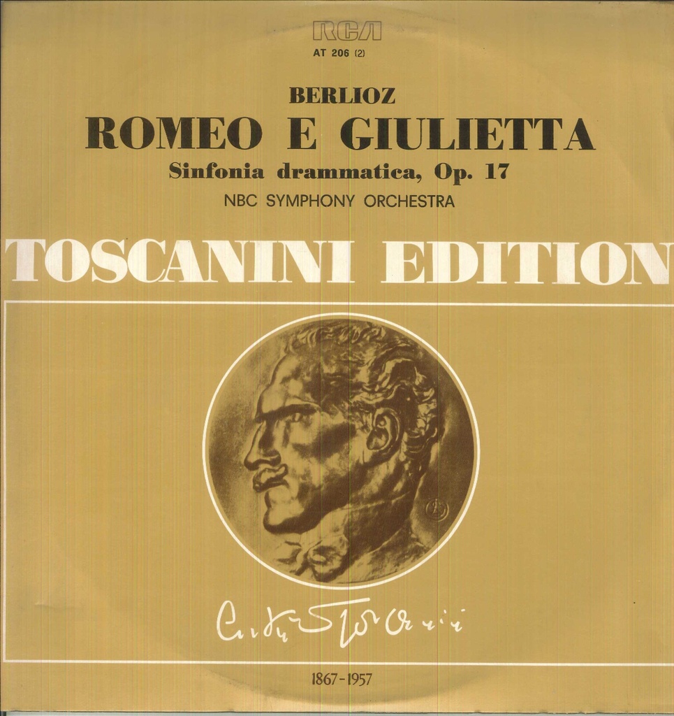 Romeo E Giulietta, Sinfonia Drammatica Op. 17 Doppio Lp 33 Giri Toscanini, Berlioz