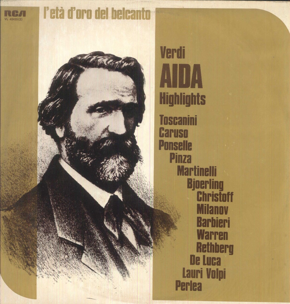 Verdi Aida Highlights Doppio Lp 33 Giri Giuseppe Verdi