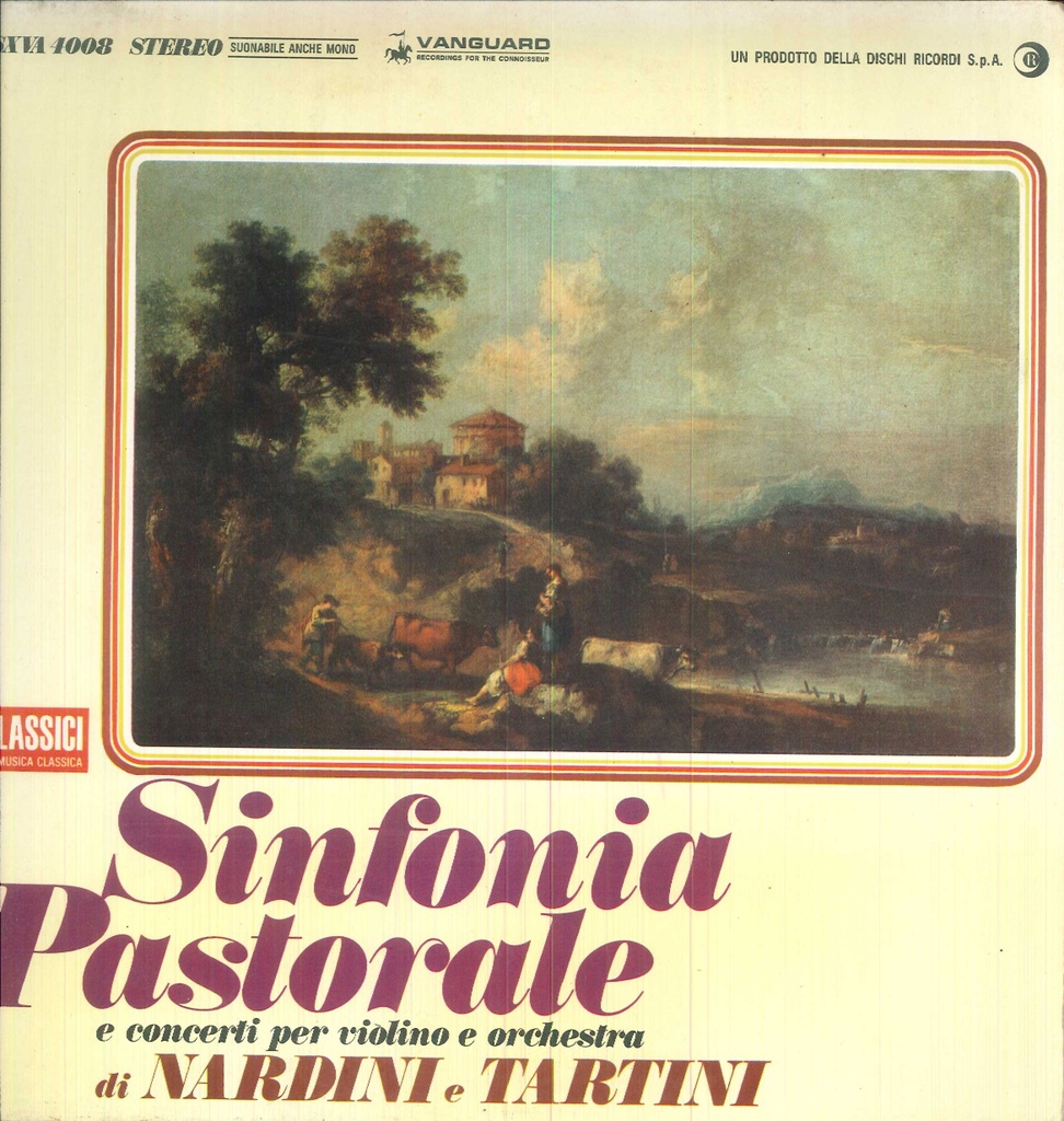Sinfonia Pastorale E Concerti Per Violino E Orchestra Lp 33 Giri Nardini, Tartini